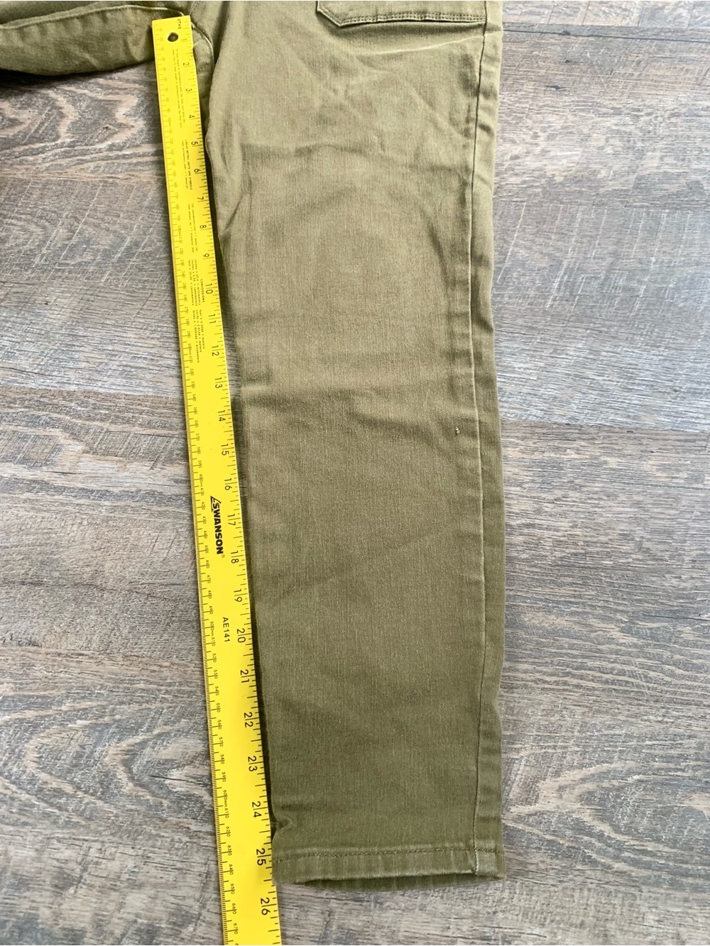 Sanctuary Utility Straight Leg Olive Green Pants - Picture 4 of 7